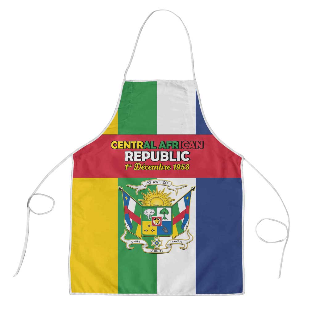 Central African Republic Apron Happy Republic Day