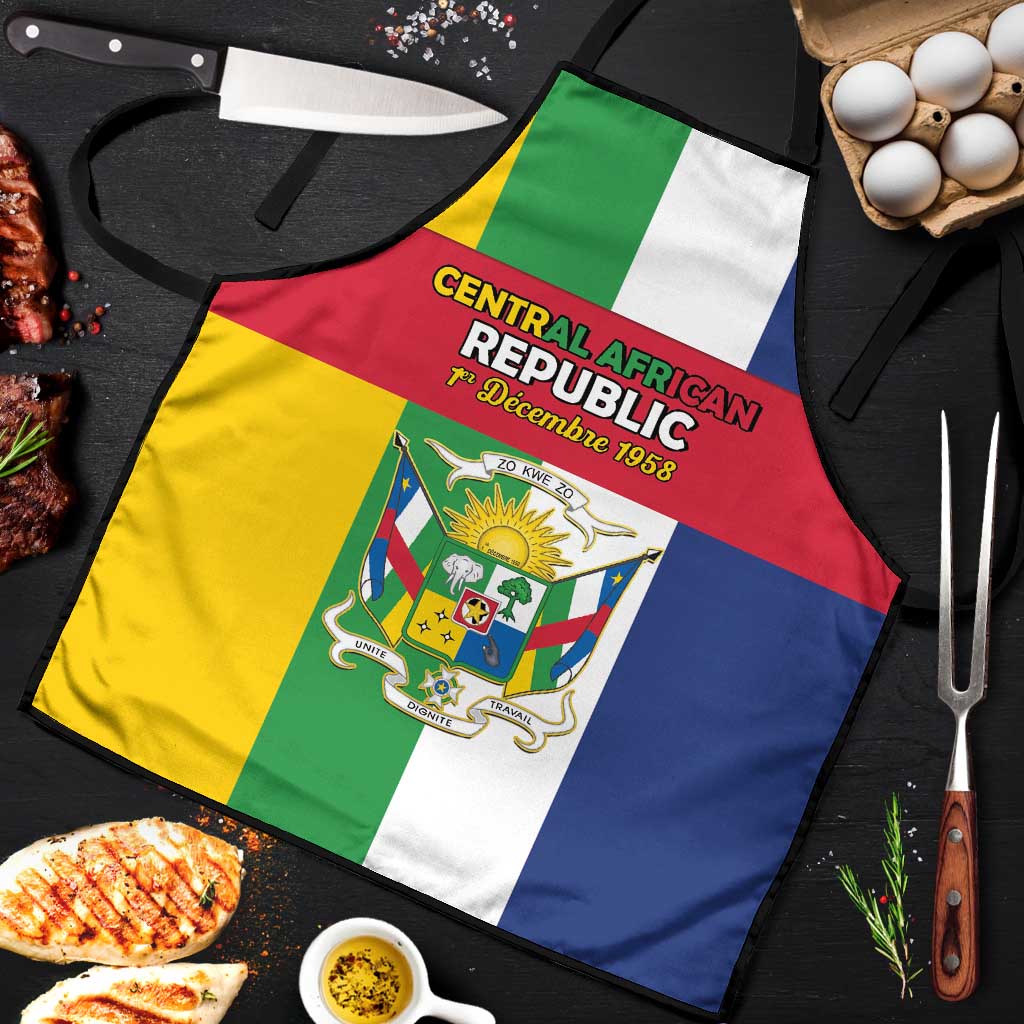 Central African Republic Apron Happy Republic Day
