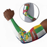 Personalized Central African Republic Arm Sleeves Happy Republic Day
