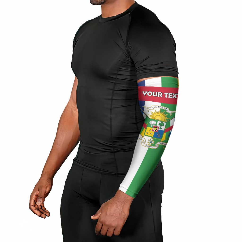 Personalized Central African Republic Arm Sleeves Happy Republic Day