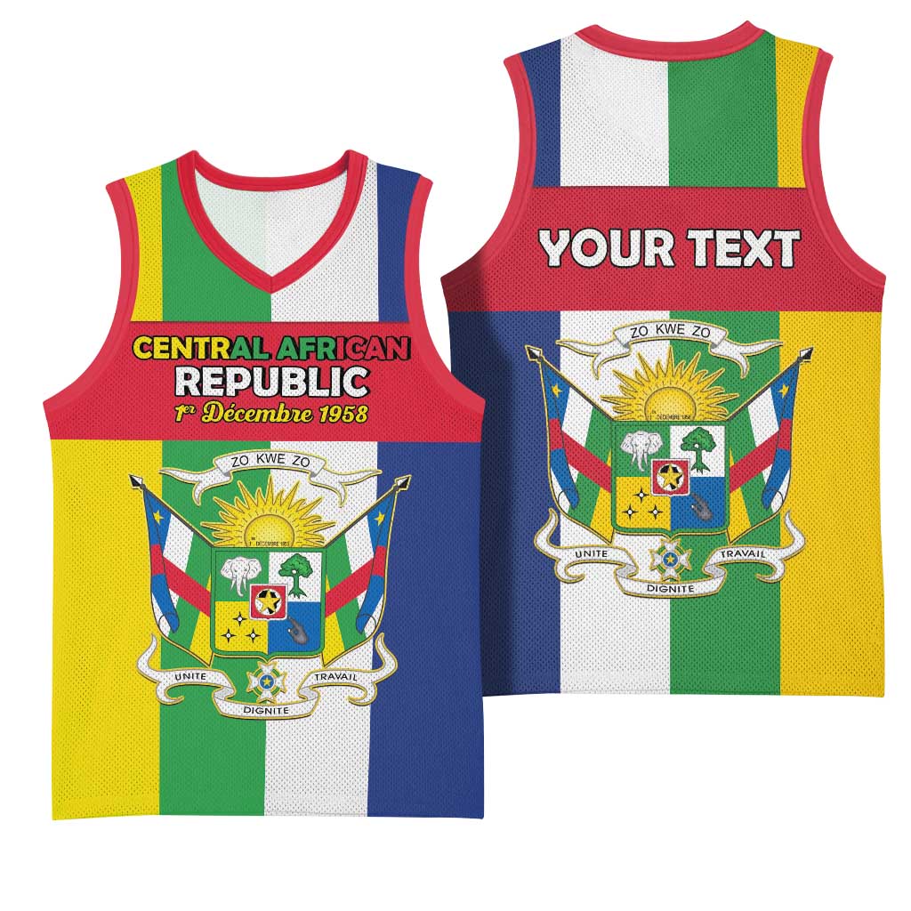 CAR Republic Day Basketball Jersey Zo Kwe Zo LT15