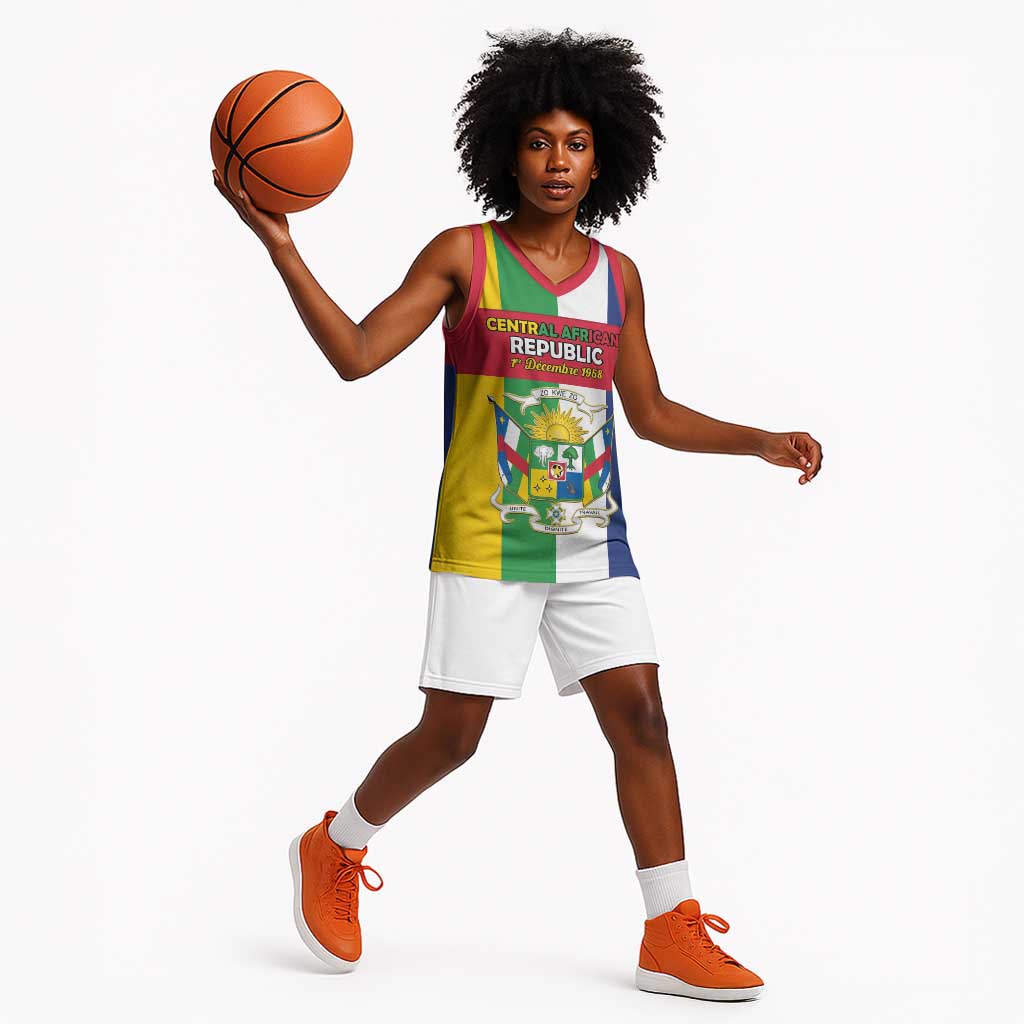 CAR Republic Day Basketball Jersey Zo Kwe Zo LT15