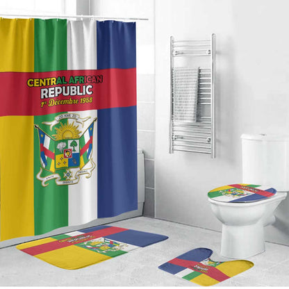 Central African Republic Bathroom Set Happy Republic Day