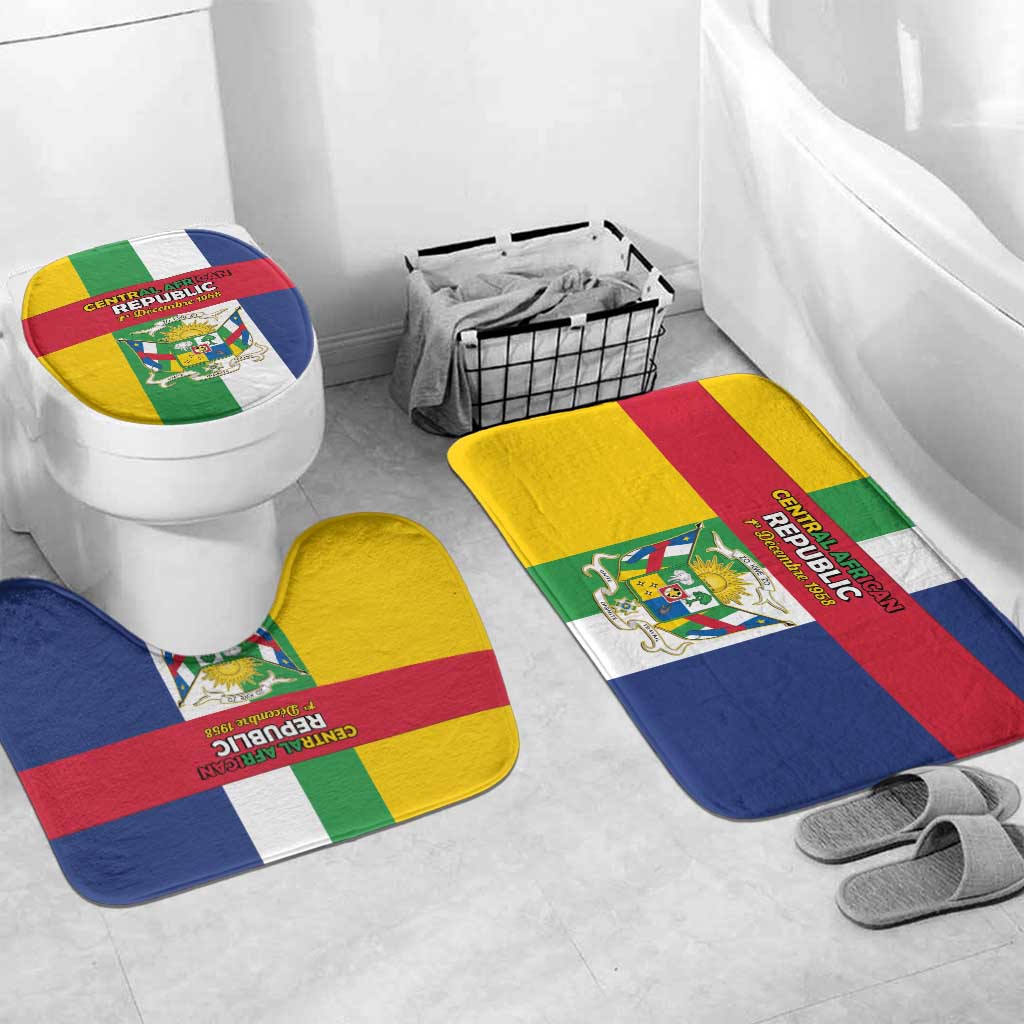 Central African Republic Bathroom Set Happy Republic Day