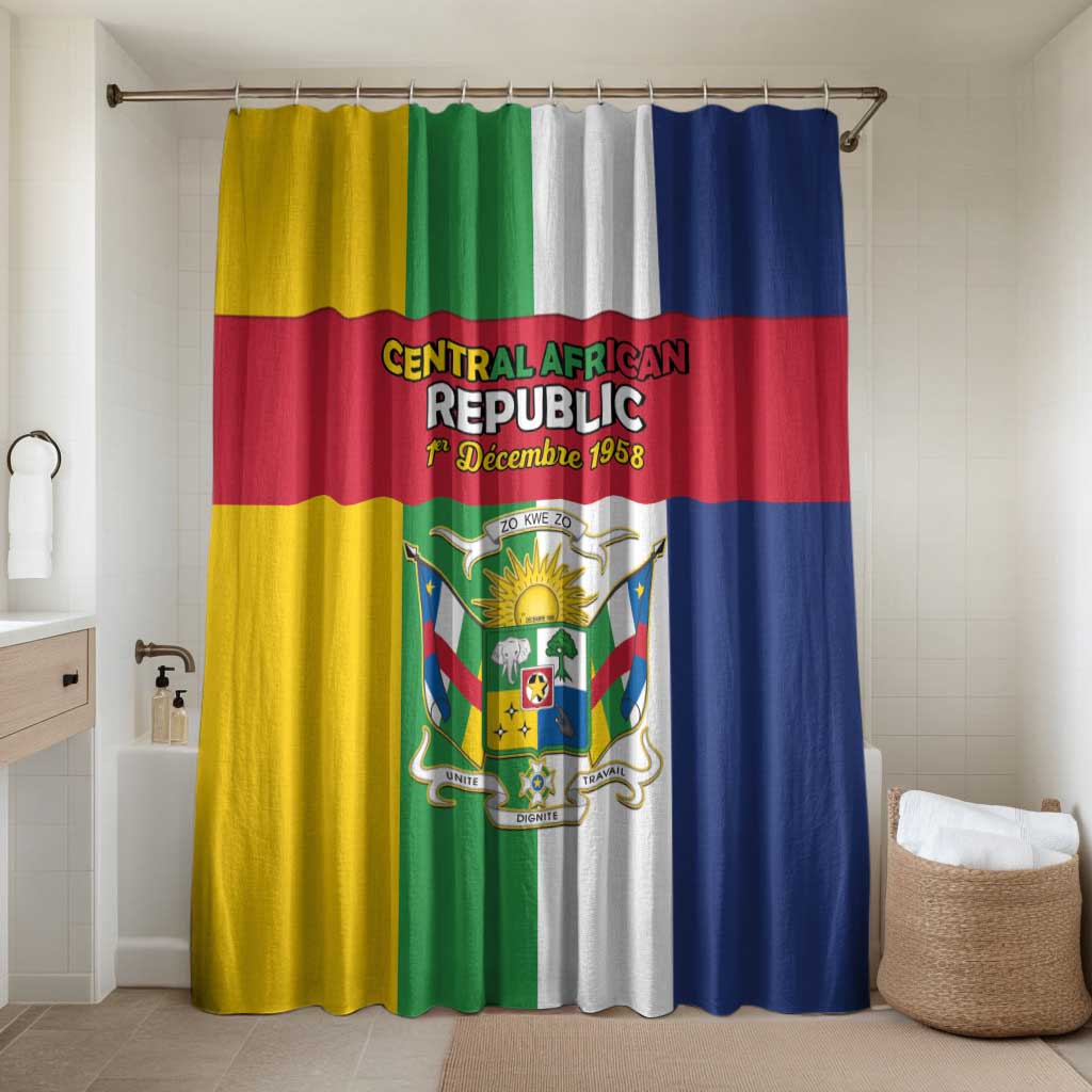 Central African Republic Bathroom Set Happy Republic Day