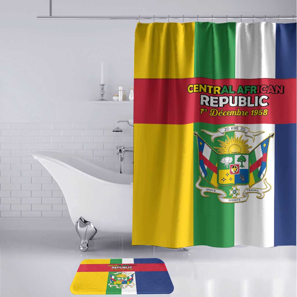 Central African Republic Bathroom Set Happy Republic Day