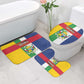 Central African Republic Bathroom Set Happy Republic Day