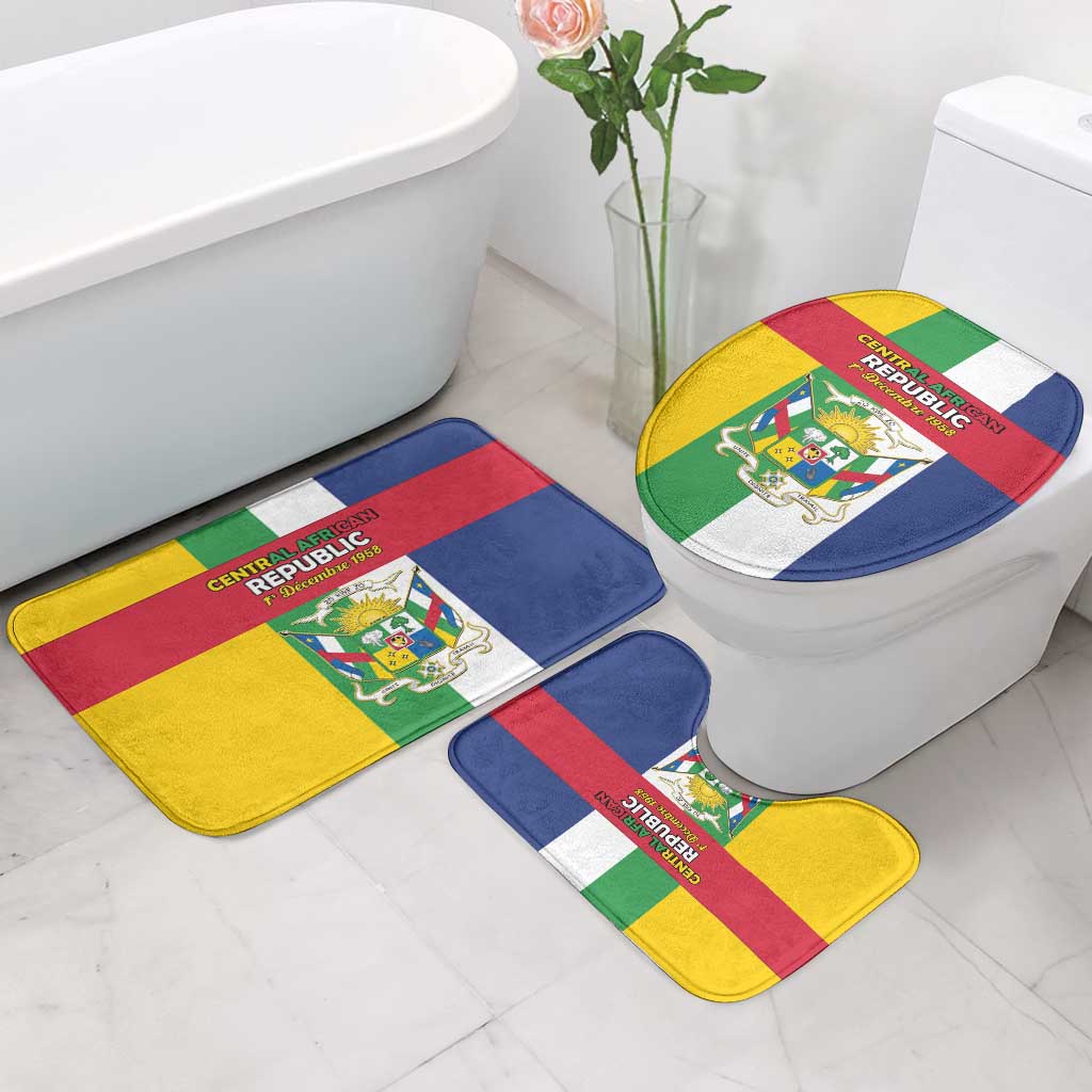 Central African Republic Bathroom Set Happy Republic Day