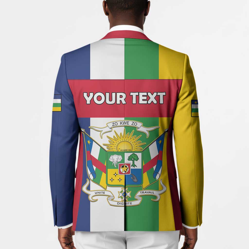 Personalized Central African Republic Blazer Happy Republic Day