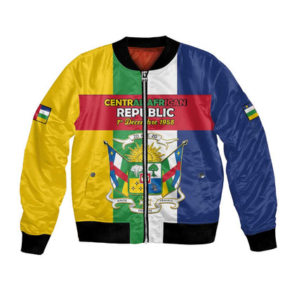 Personalized CAR Republic Day Bomber Jacket Zo Kwe Zo - African Pride