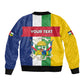 Personalized CAR Republic Day Bomber Jacket Zo Kwe Zo - African Pride