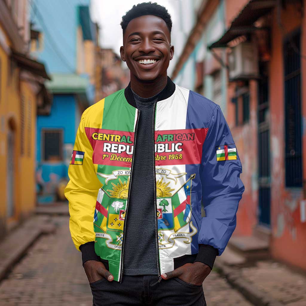 Personalized CAR Republic Day Bomber Jacket Zo Kwe Zo - African Pride