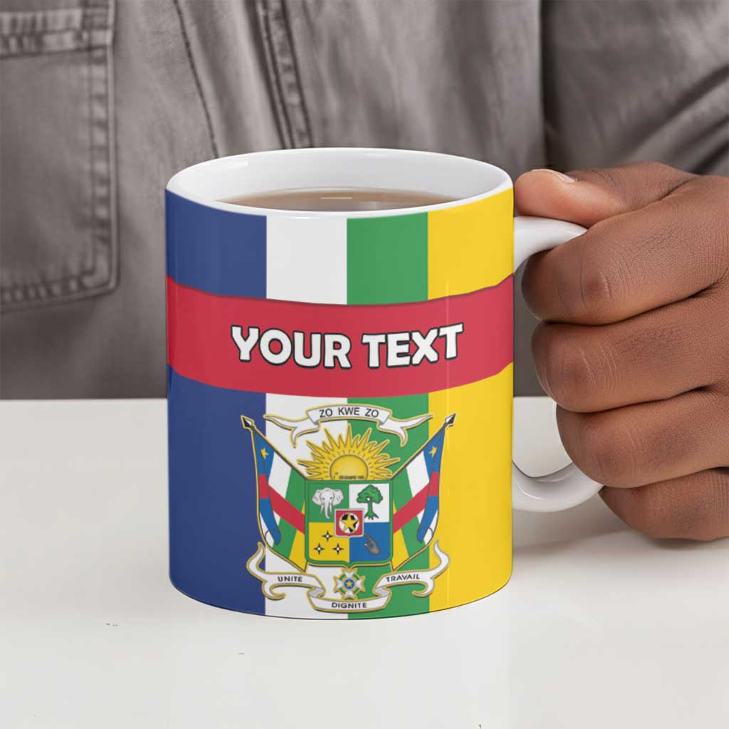 Personalized Central African Republic Ceramic Mug Happy Republic Day