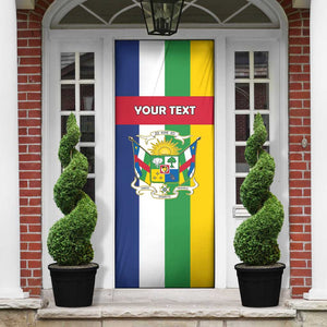 Personalized Central African Republic Door Cover Happy Republic Day