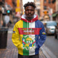 Personalized CAR Republic Day Hoodie Zo Kwe Zo - African Pride