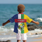 Personalized CAR Republic Day Kid Hawaiian Shirt Zo Kwe Zo - African Pride
