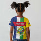 Personalized CAR Republic Day Kid T shirt Zo Kwe Zo - African Pride