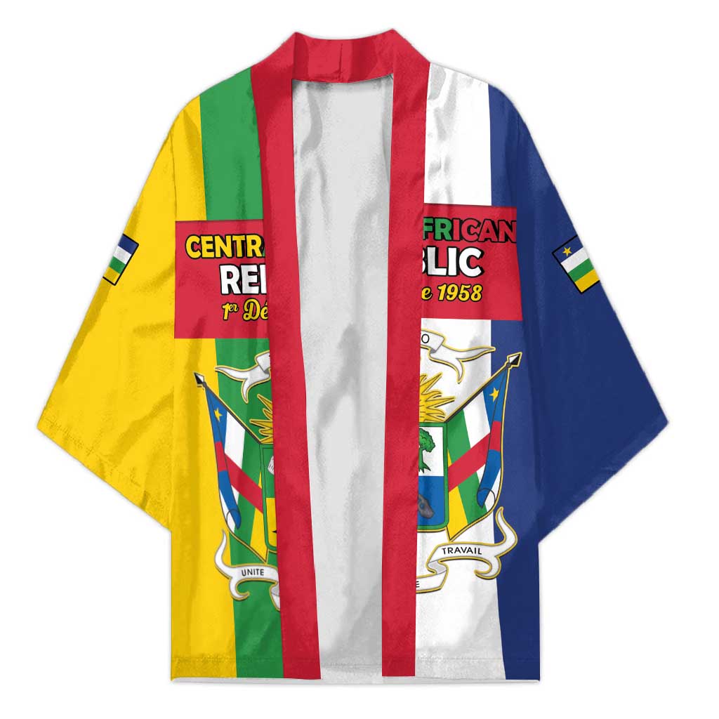 Personalized Central African Republic Kimono Happy Republic Day