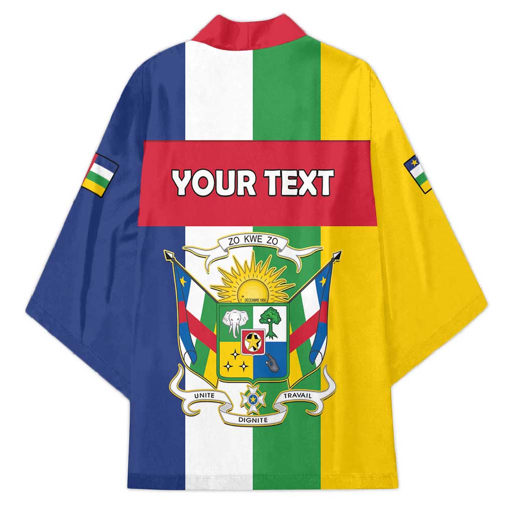 Personalized Central African Republic Kimono Happy Republic Day