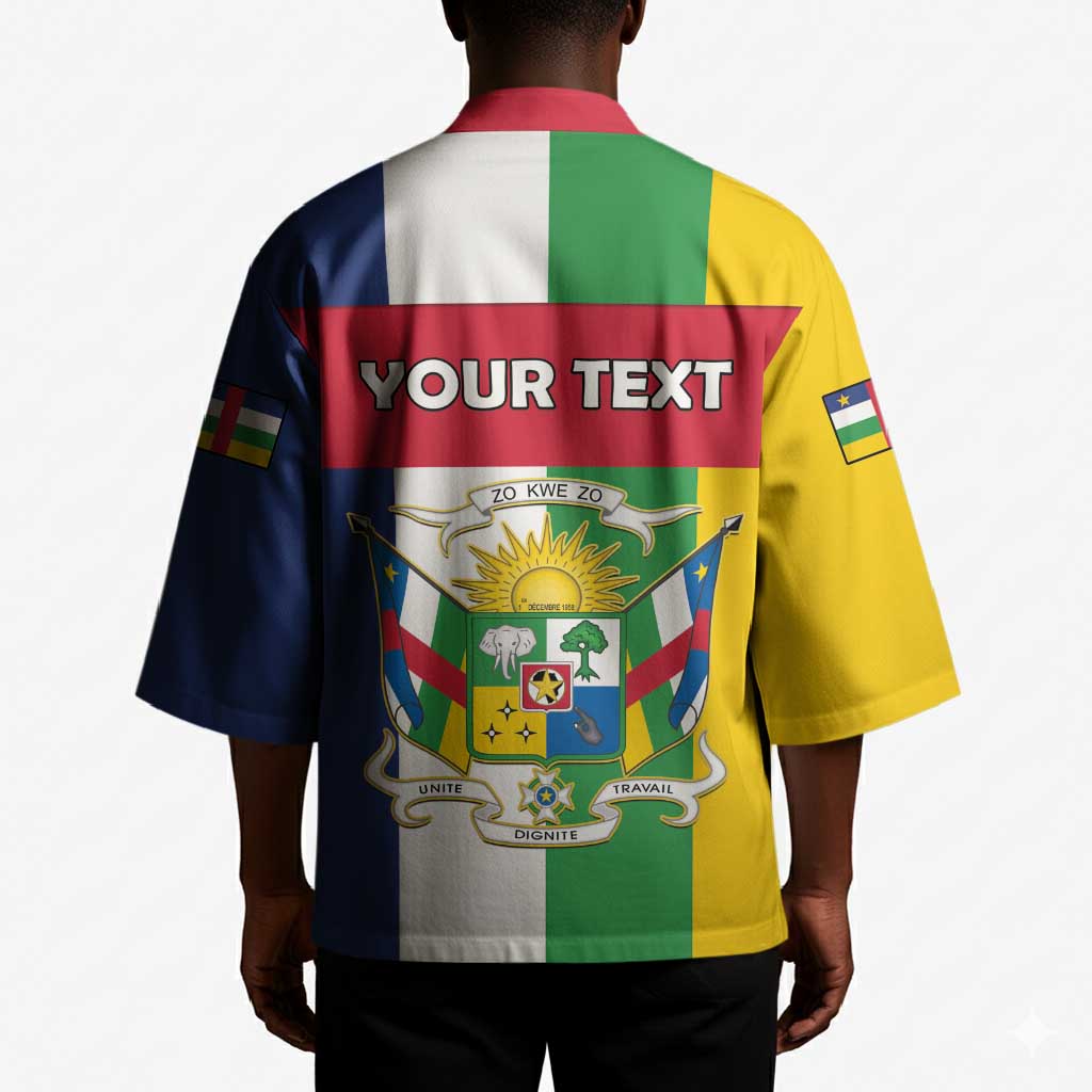 Personalized Central African Republic Kimono Happy Republic Day
