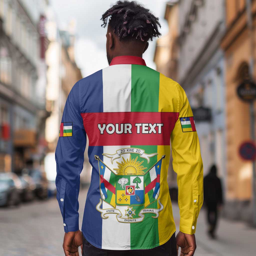 Personalized CAR Republic Day Long Sleeve Button Shirt Zo Kwe Zo - African Pride