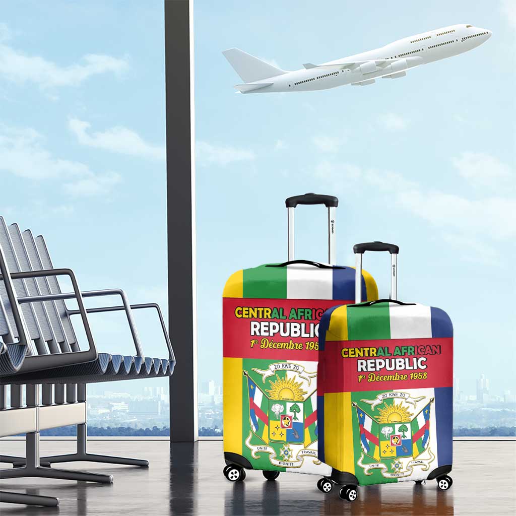 CAR Republic Day Luggage Cover Zo Kwe Zo - African Pride