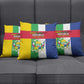 Central African Republic Pillow Cover Happy Republic Day