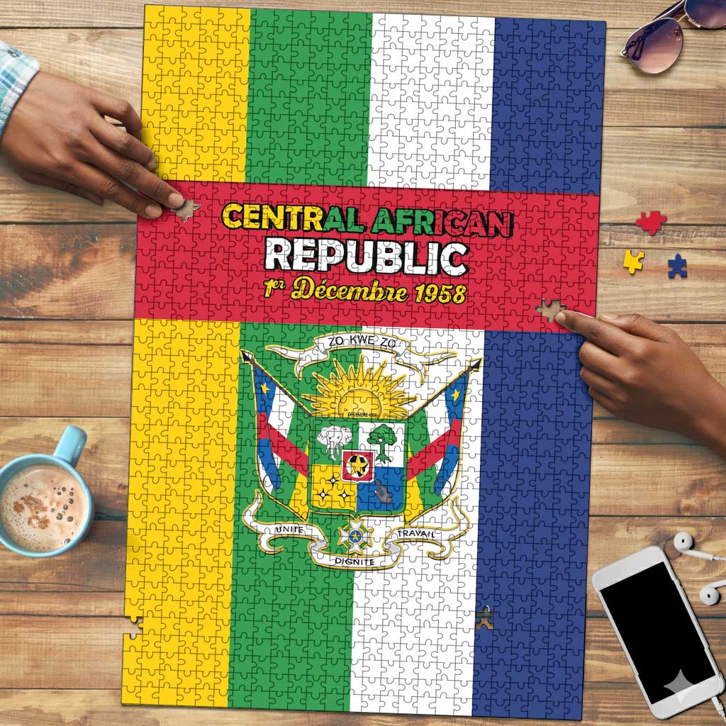 Central African Republic Puzzle Happy Republic Day