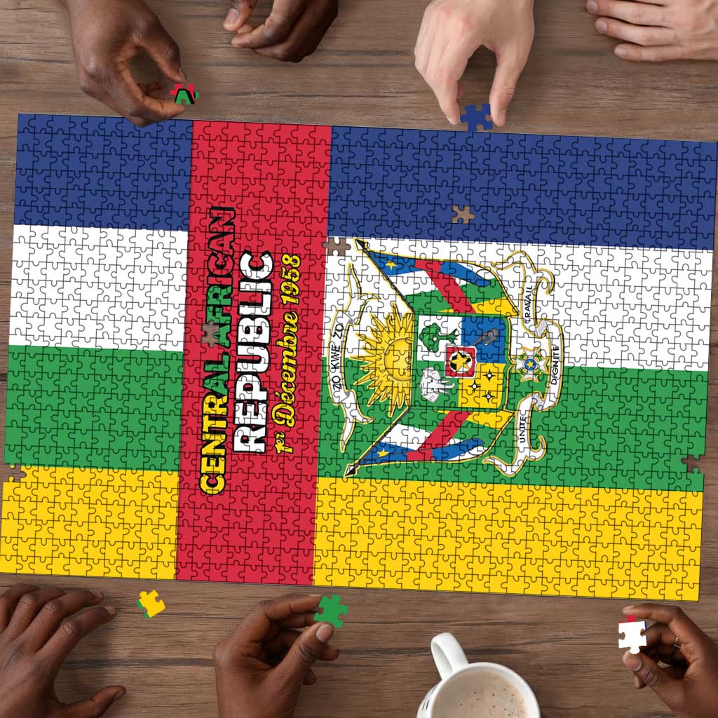 Central African Republic Puzzle Happy Republic Day