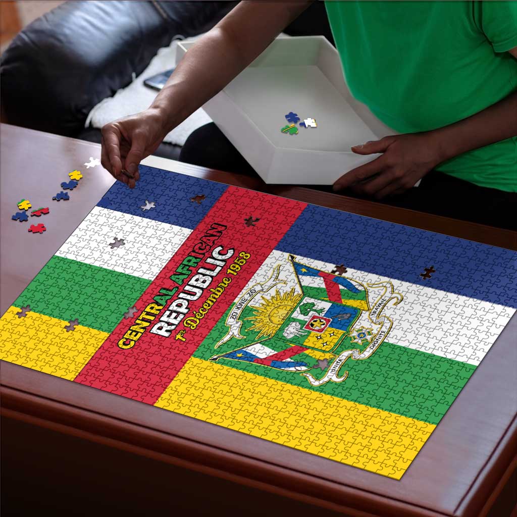 Central African Republic Puzzle Happy Republic Day