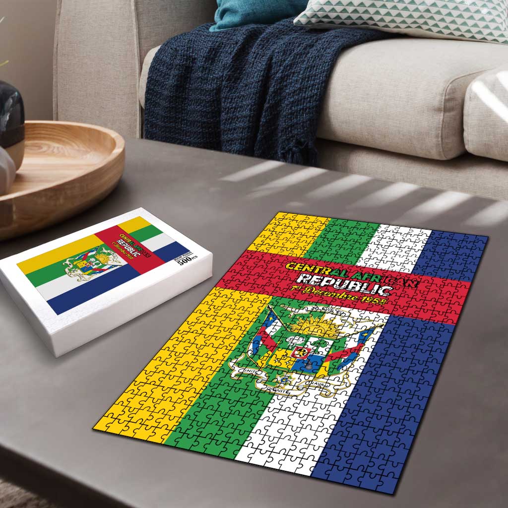 Central African Republic Puzzle Happy Republic Day