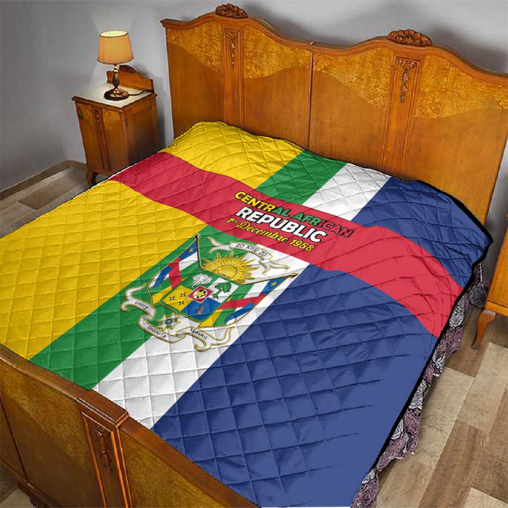 CAR Republic Day Quilt Zo Kwe Zo - African Pride