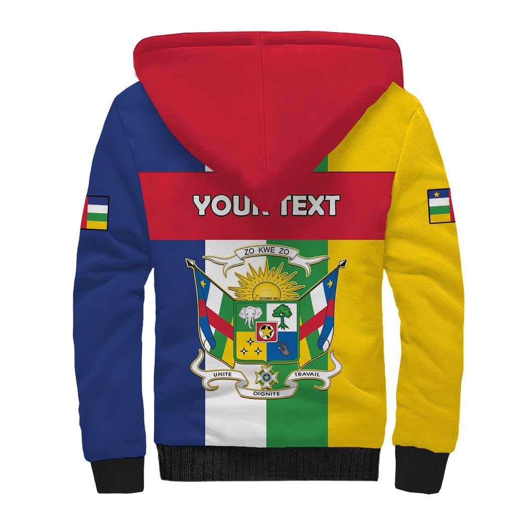 Personalized CAR Republic Day Sherpa Hoodie Zo Kwe Zo - African Pride