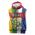 CAR Republic Day Sleeveless Zip Hoodie Zo Kwe Zo - African Pride