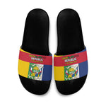 Central African Republic Slide Sandals Happy Republic Day