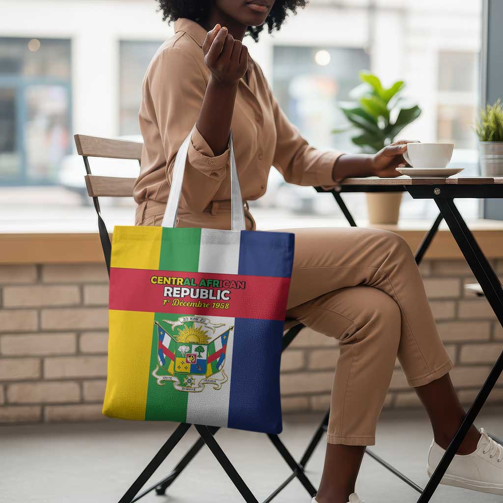Central African Republic Tote Bag Happy Republic Day