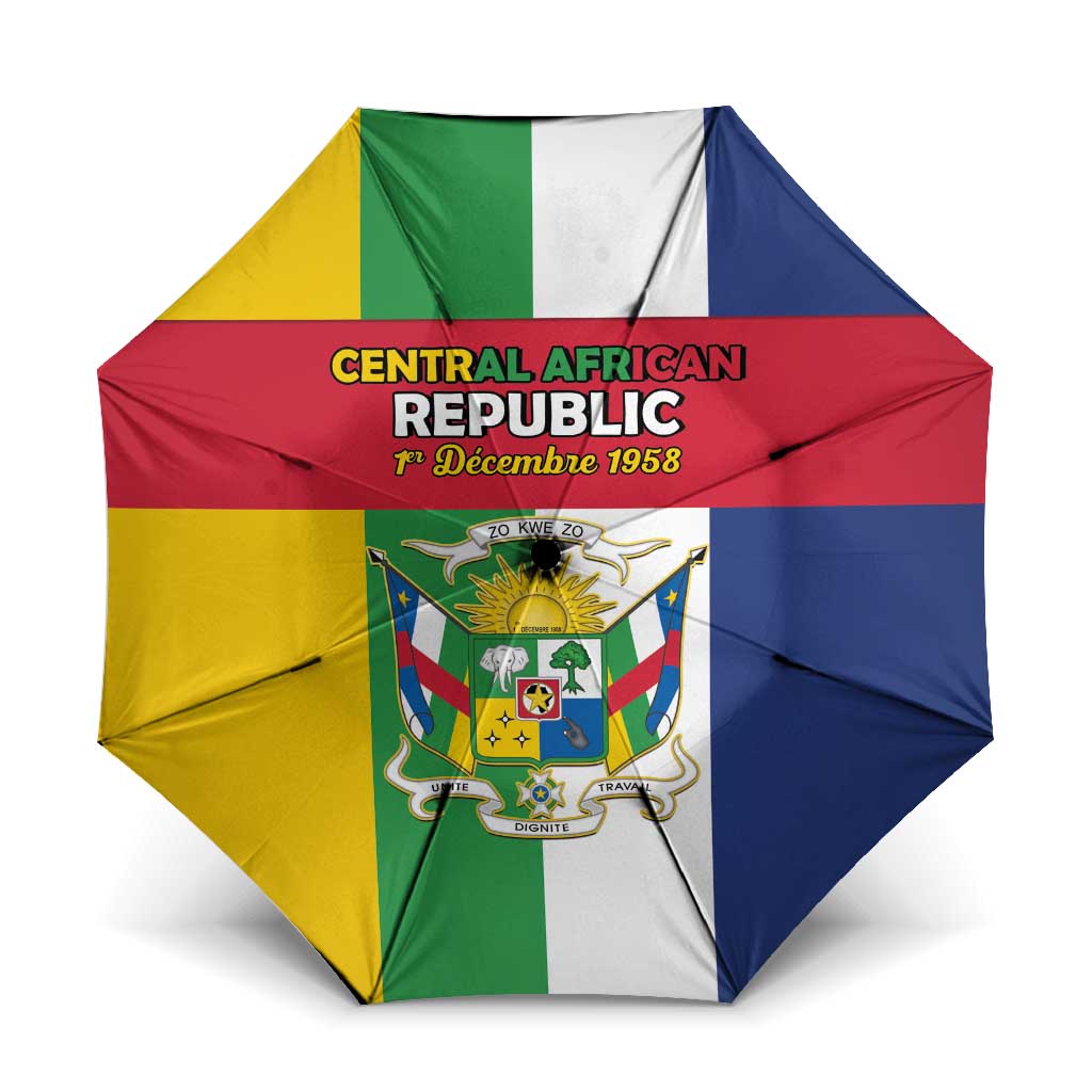 Central African Republic Umbrella Happy Republic Day