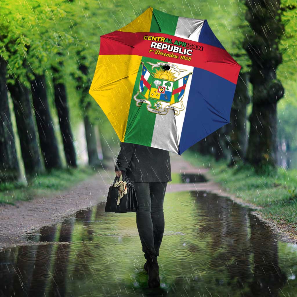 Central African Republic Umbrella Happy Republic Day