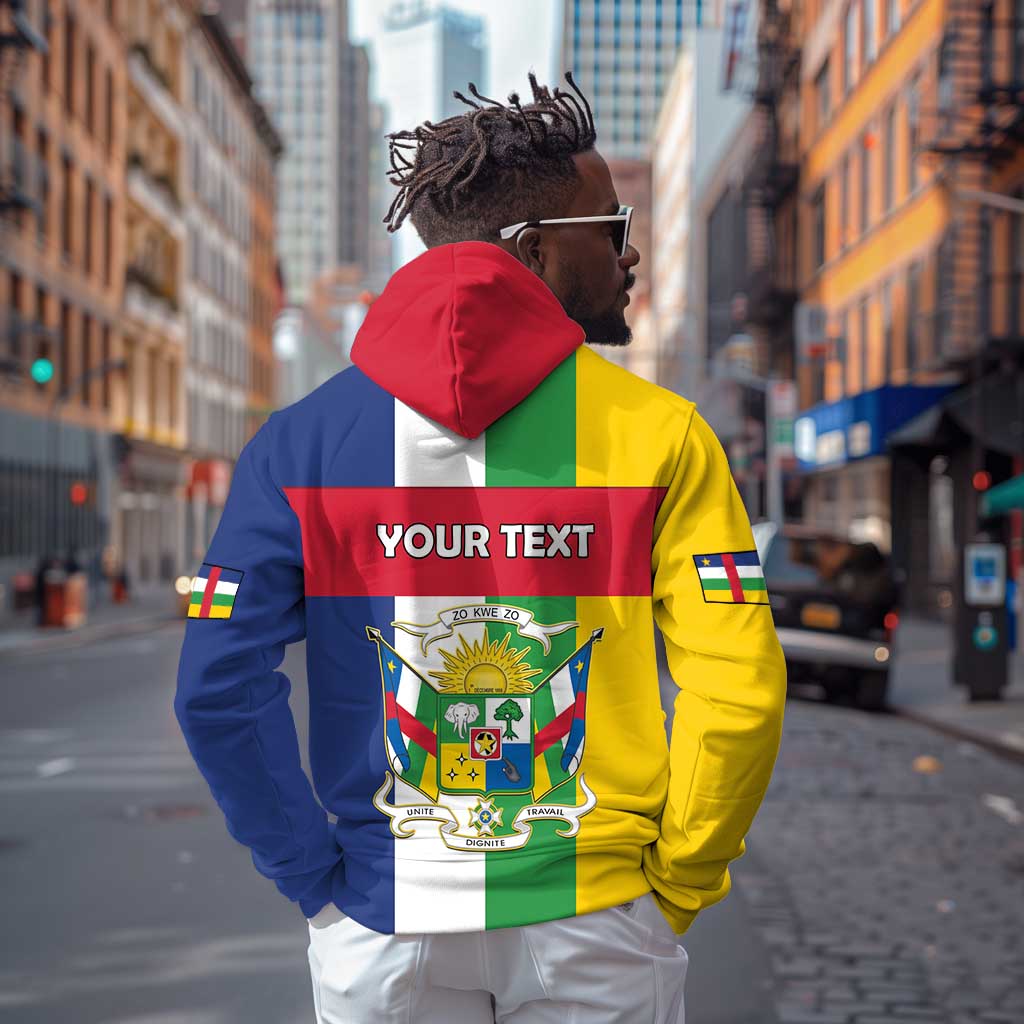 Personalized CAR Republic Day Zip Hoodie Zo Kwe Zo - African Pride