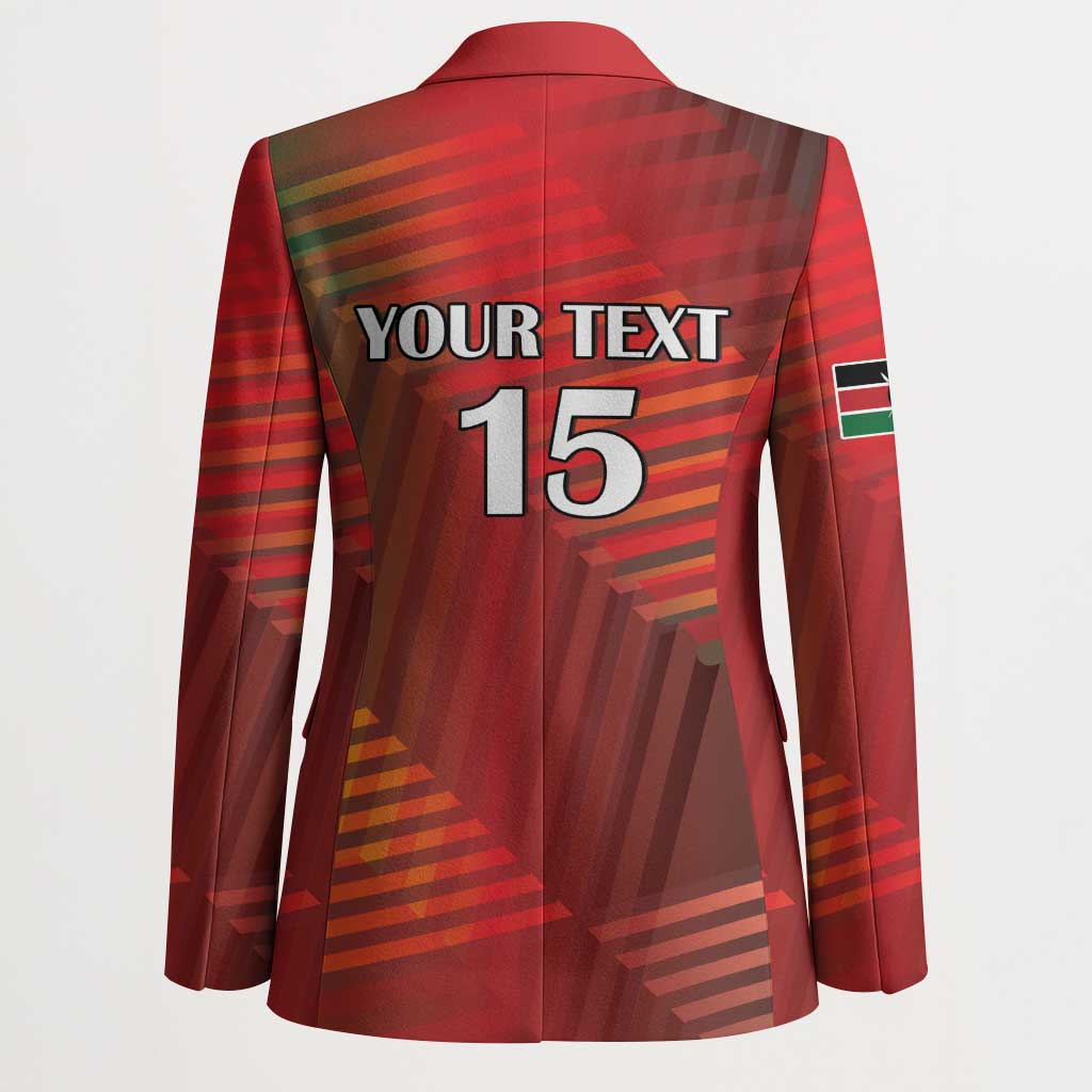 Custom Kenya Athletics Blazer Run Faster