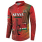 Custom Kenya Athletics Button Sweatshirt Run Faster