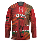 Custom Kenya Athletics Hockey Jersey Run Faster