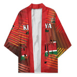 Custom Kenya Athletics Kimono Run Faster