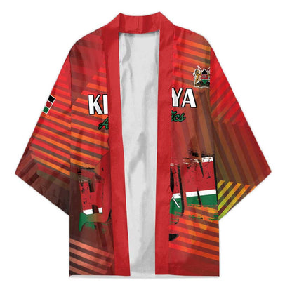 Custom Kenya Athletics Kimono Run Faster