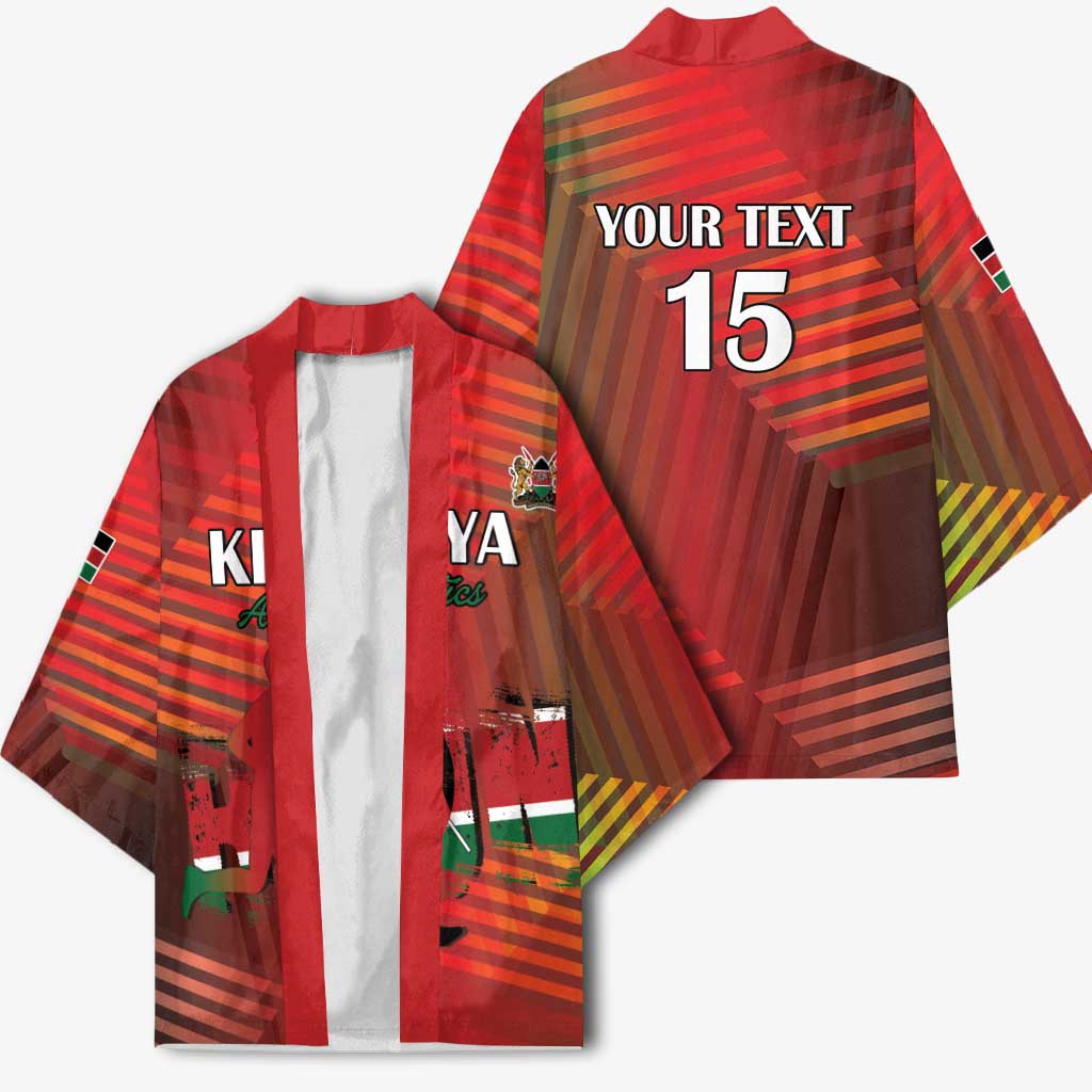 Custom Kenya Athletics Kimono Run Faster