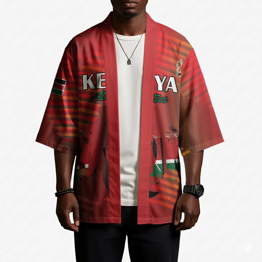 Custom Kenya Athletics Kimono Run Faster