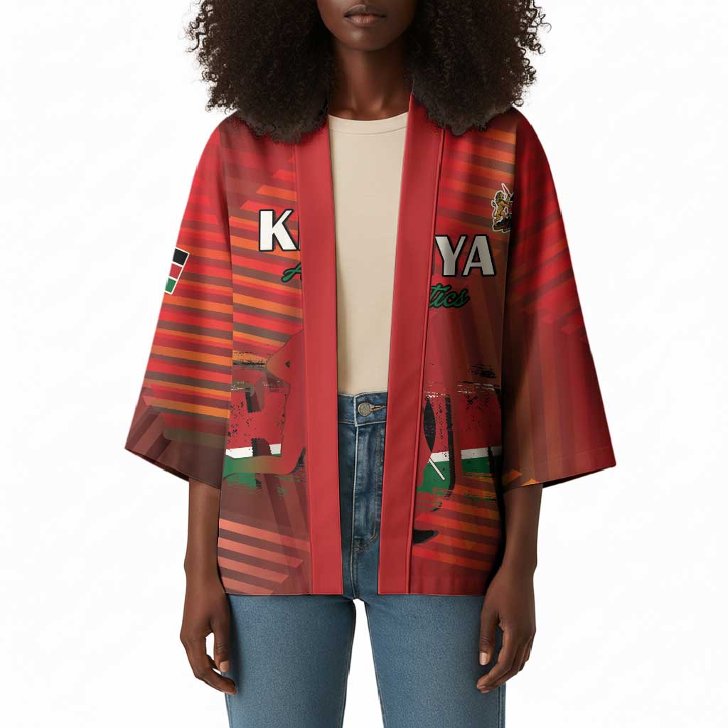 Custom Kenya Athletics Kimono Run Faster
