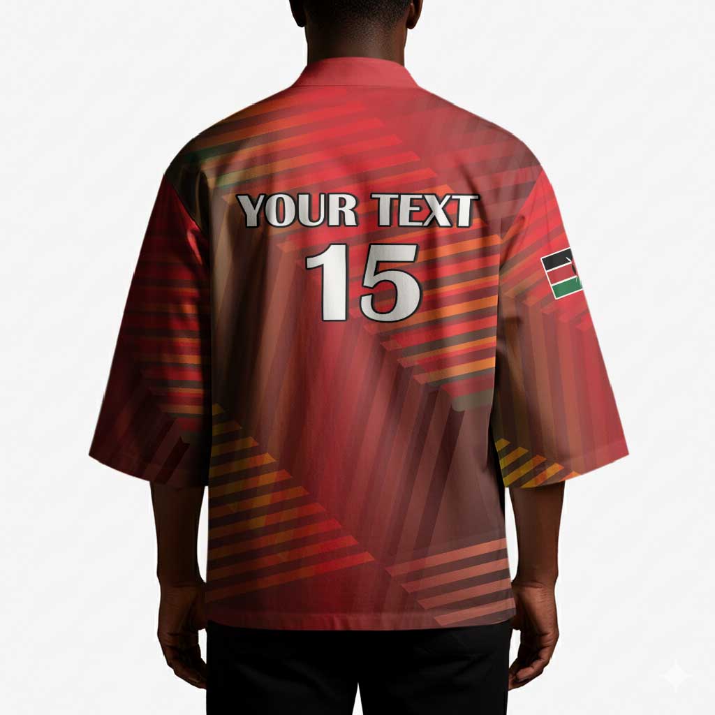 Custom Kenya Athletics Kimono Run Faster
