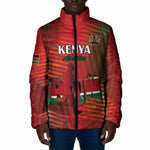 Custom Kenya Athletics Padded Jacket Run Faster