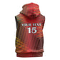 Kenya Athletics Sleeveless Zip Hoodie Go Champions Go - African Pride